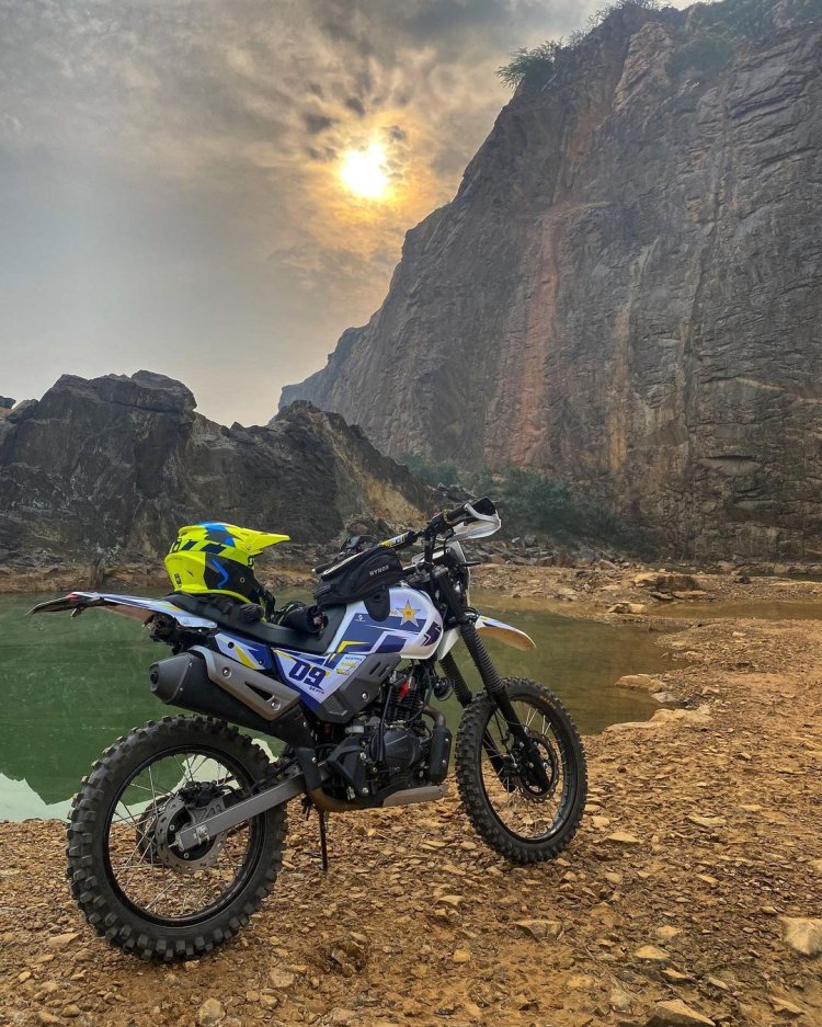 Modified Hero Xpulse 200 Rear Right