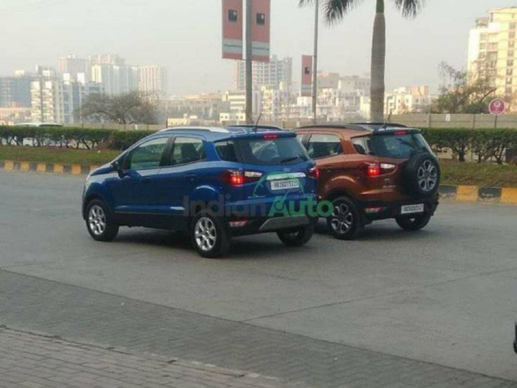 Ford Ecosport Se Spied During Shoot