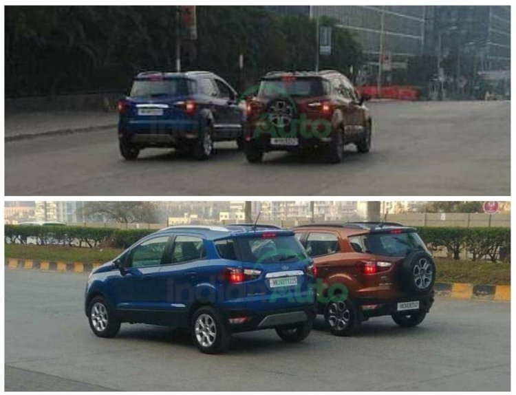Ford Ecosport Se Spied During Shoot Rear Quarter