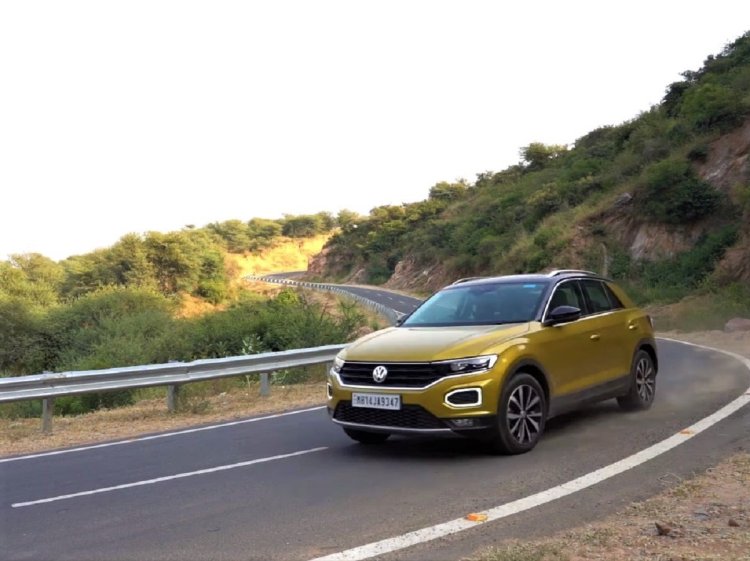 2020 Vw T Roc Review Tracking Front View