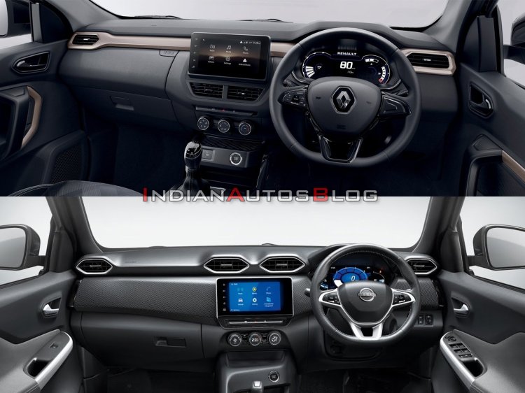 Renault Kiger Nissan Magnite Interior