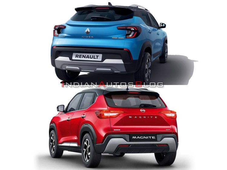 Renault Kiger Nissan Magnite Rear Quarter