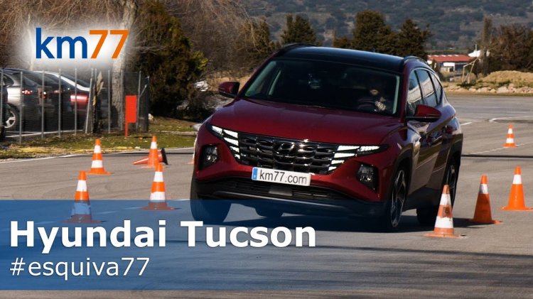 2021 Hyundai Tucson Moose Test Front 3 Quarters