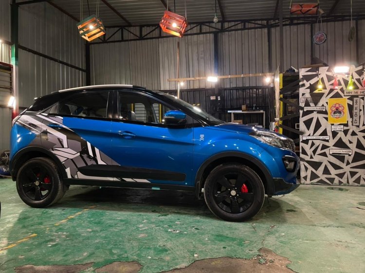 Modifed Tata Nexon Side View 1