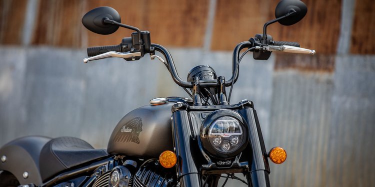 India Chief Bobber Dark Horse Headlamp
