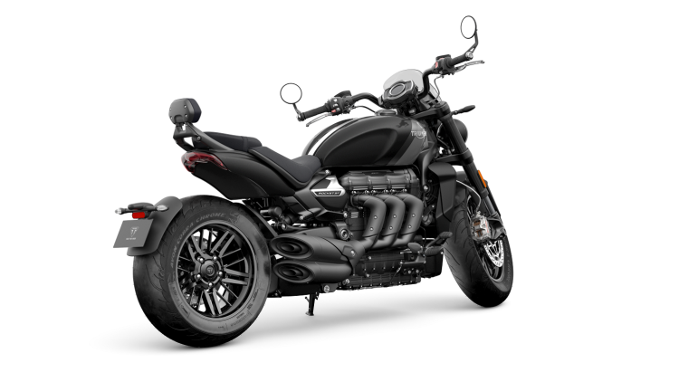 Triumph Rocket 3 Gt Triple Black Rear Right