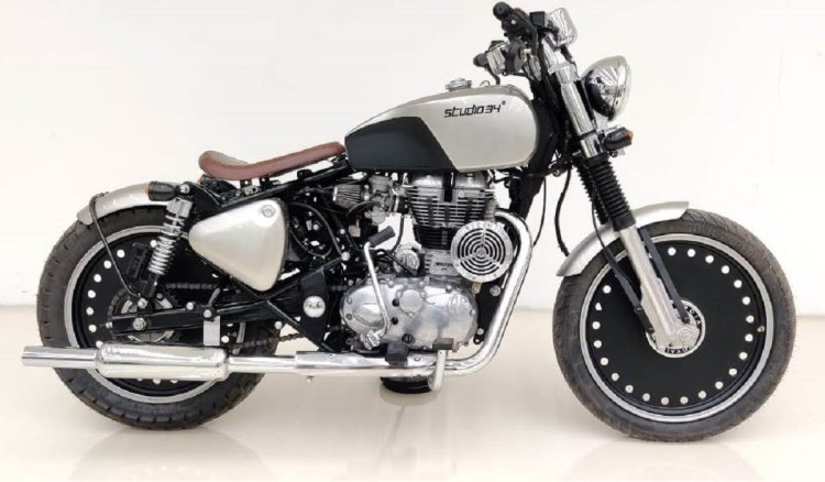 Royal enfield 350 deals modified