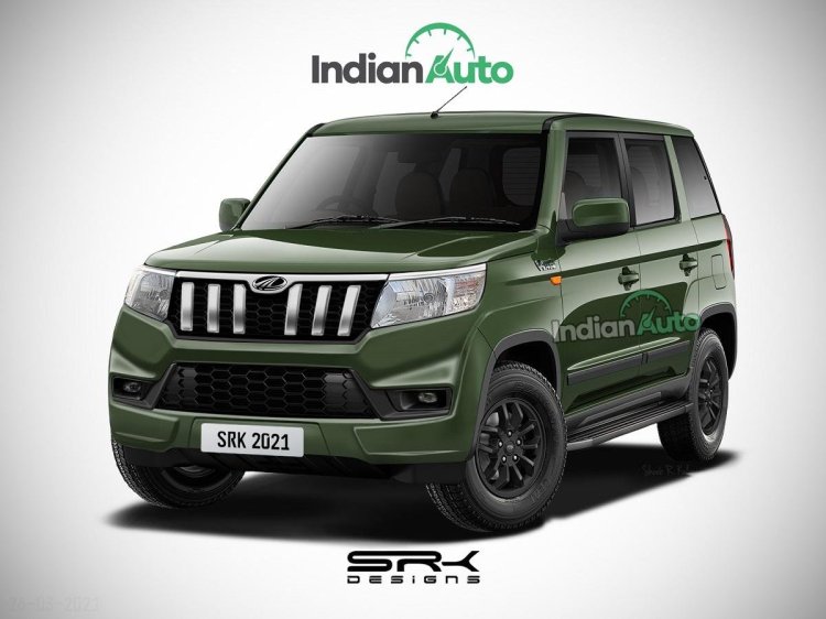 2021 Mahindra Bolero Neo Rendering Front 3 Quarter
