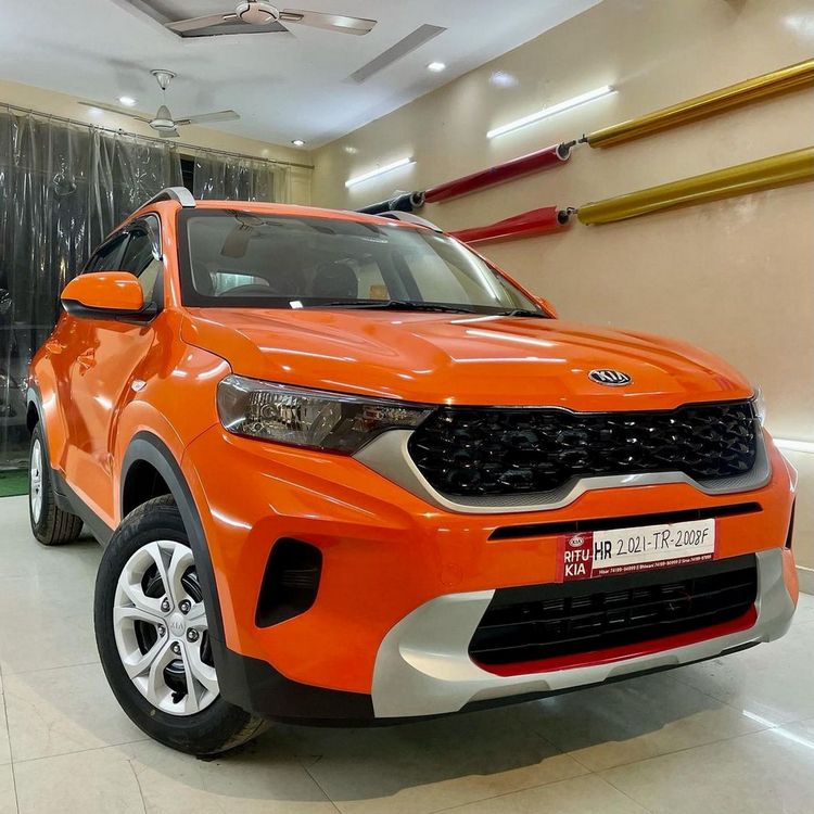 Front Side Look Of Kia Sonet