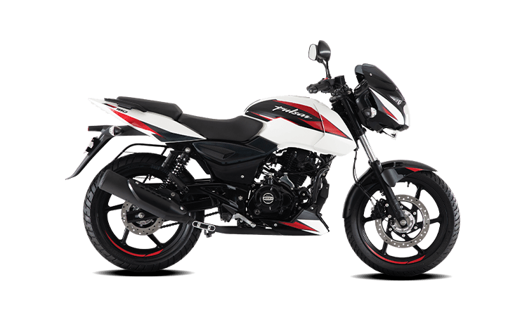 Bajaj Pulsar 180 Dagger Edge White Right