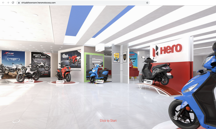 Hero Virtual Showroom