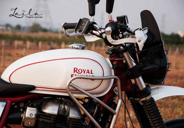 Modified Interceptor 650 Fuel Tank