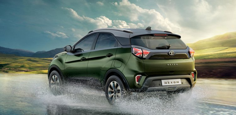 Tata Nexon Rear Three Quarters