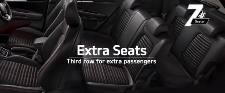 New Kia Sonet 7-seater Cabin