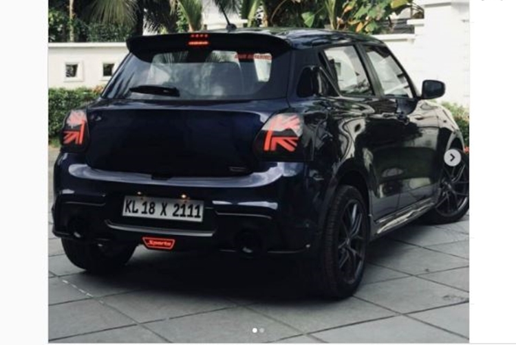 Modified Maruti Swift Rear Quarter