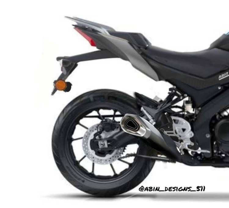 Yamaha R15 Sports Tourer Render Rear Half Right