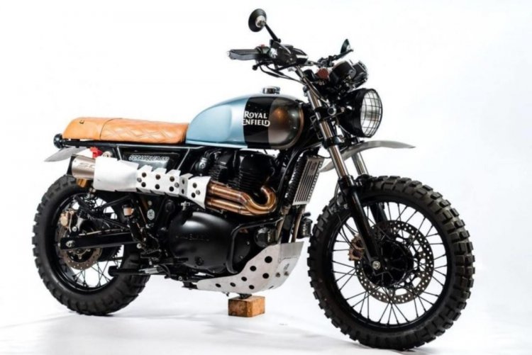 Royal Enfield Interceptor 650 Scrambler Front Thre