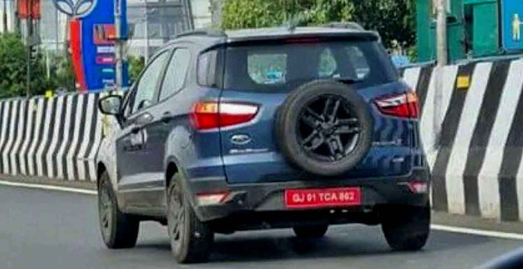 Ford Ecosport Facelift Spy Shot Rear Left