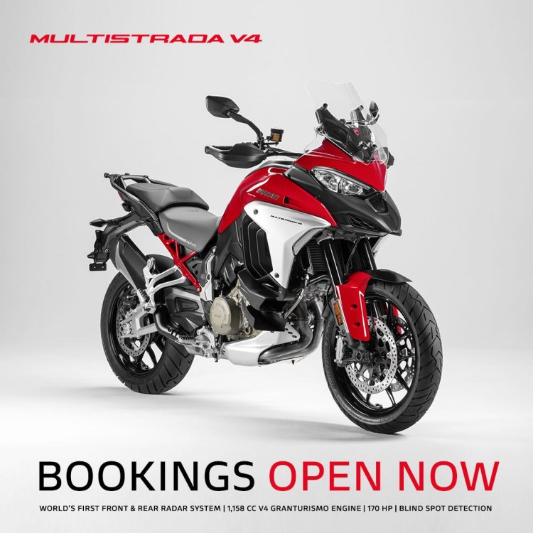 Ducati Multistrada V4 Pre Bookings India