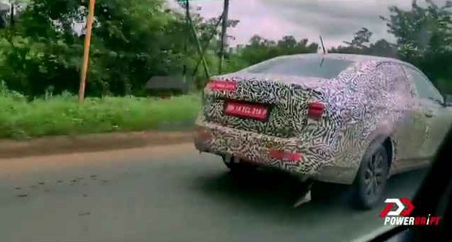 Volkswagen Vitrus Spy Shot Rear Right