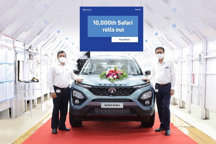 Tata Safari Front 10000th Model