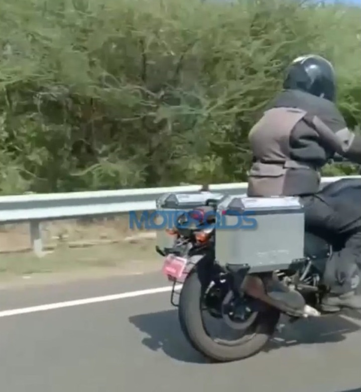 New Royal Enfield Himalayan Spy Shot Rear Right