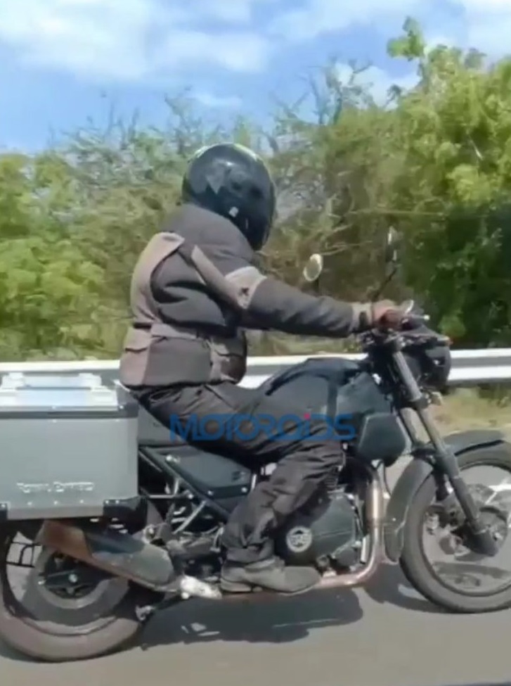 New Royal Enfield Himalayan Spy Shot Right Side