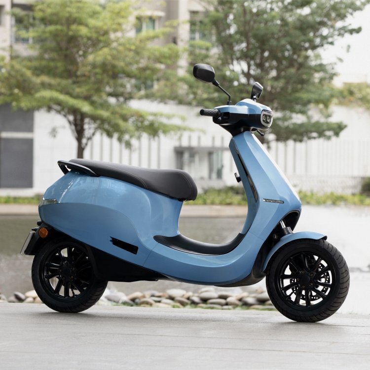 Ola Electric Scooter Blue Right Side