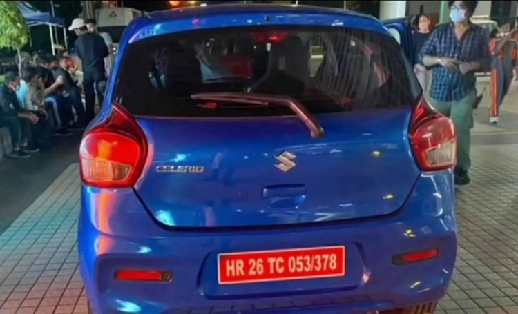 New Maruti Celerio Spied Rear Blue