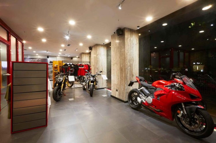 Ducati Dealership In Pune Interior