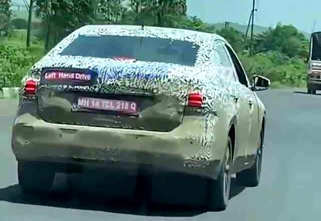 Volkswagen Vitrus Rear Spy Shot