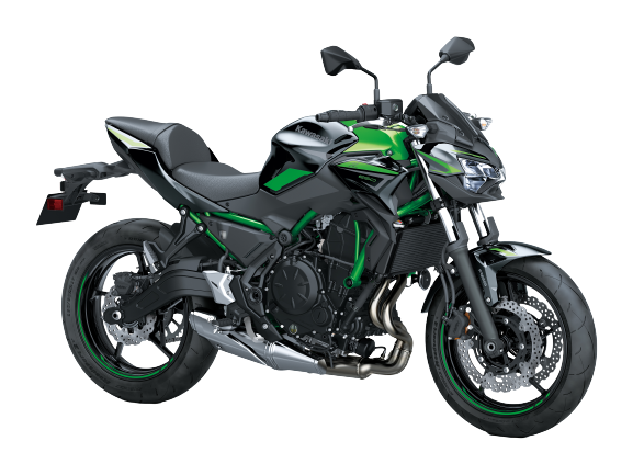 2022 Kawasaki Z650 Candy Lime Green Type 3 Front R