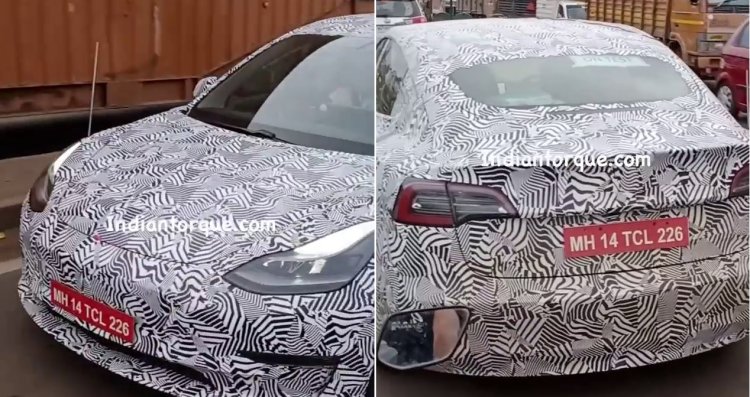 Tesla Mode 3 Spy Pictures