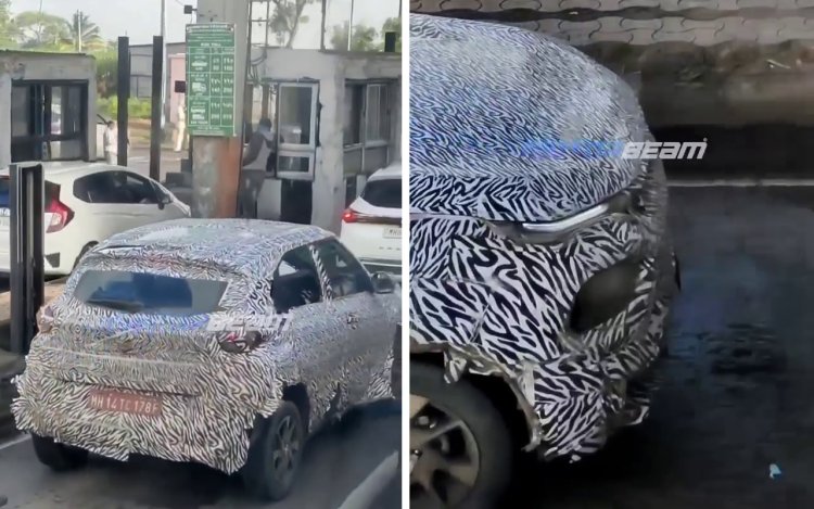 Tata Hbx Mirco Suv Spy Shot Rear Front
