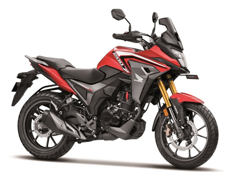 Honda Cb200x Sports Red Front Right