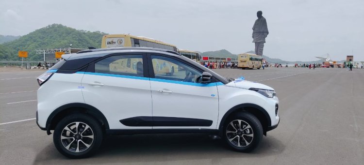 Tata Nexon Ev Right Statue Of Unity