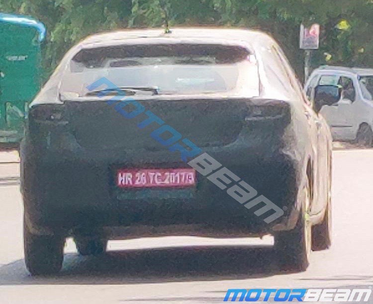 New Maruti Baleno Rear End Spy Shot