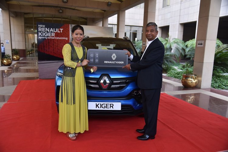 Renault Kiger Mary Kom Tokyo Olympics