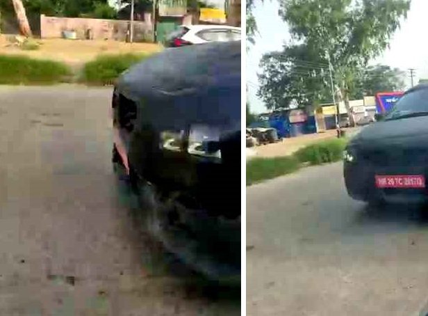 New Maruti Baleno Spy Shot Led Drl