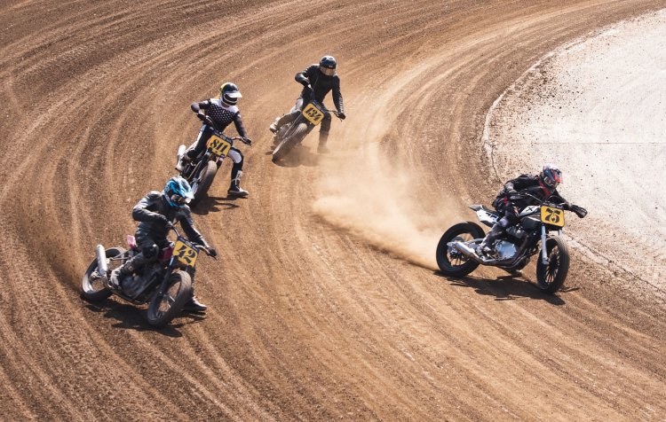 Royal Enfield At Flat Track Racing