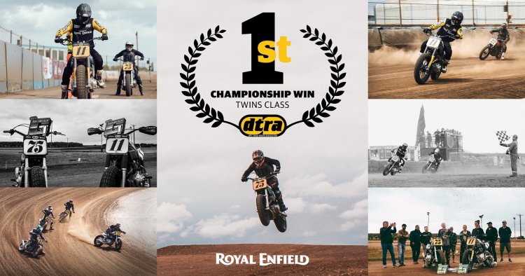 Royal Enfield Flat Track Racing Win