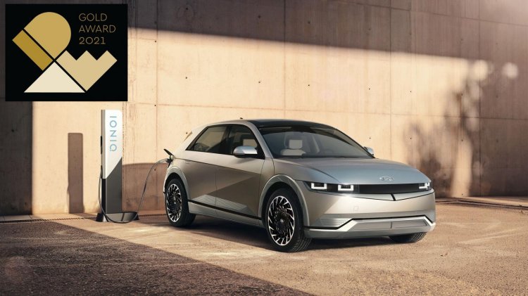 Hyundai Ioniq 5 Front Quarter Charger