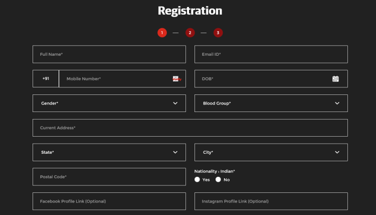 Royal Enfield Continental Gt Cup Registration Page