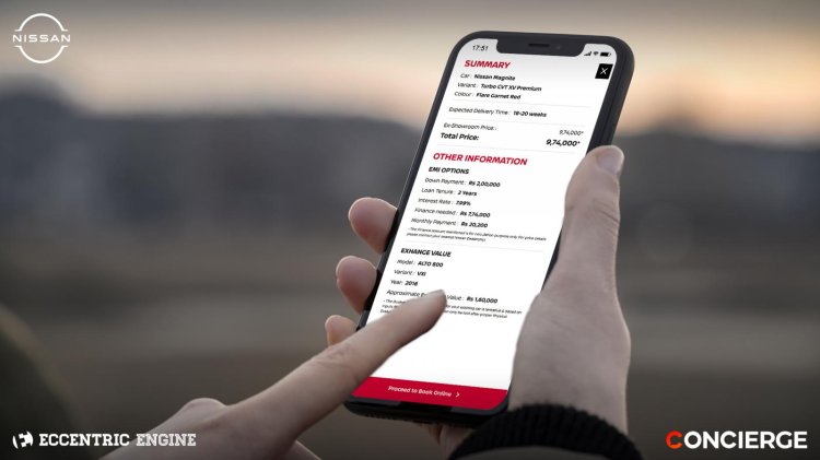Nissan India Virtual Sales Advisor Mobile
