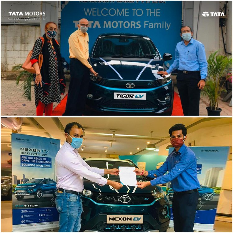 Tata Tigor Ev Tata Nexon Ev Delivery