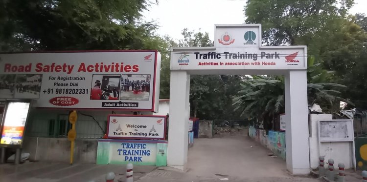 Honda 2wheelers Indias Traffic Training Park At Ba