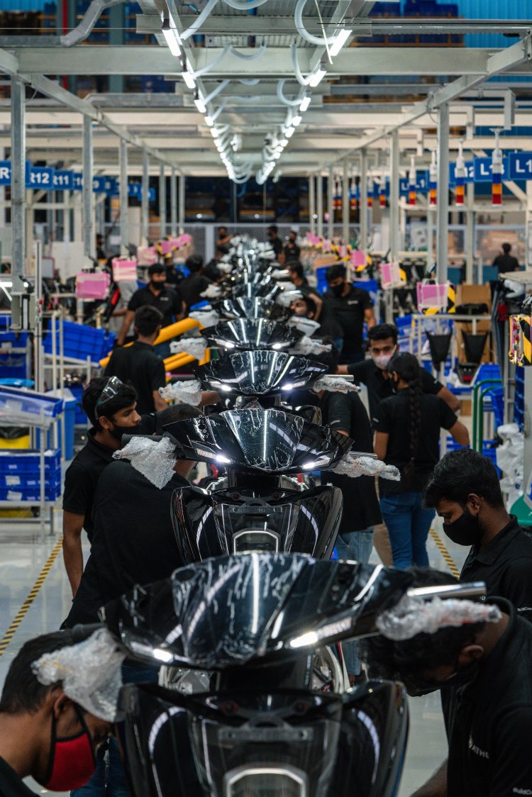 Ather Energy Factory Hosur Vehicle Assembly Line
