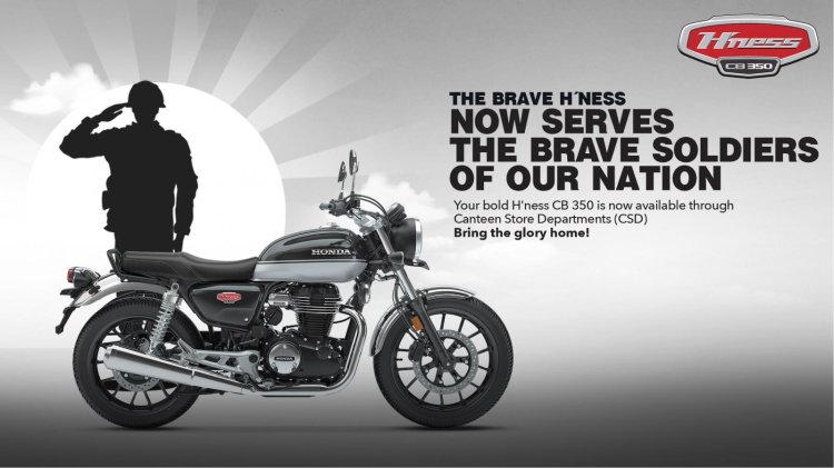 Honda Hness Cb350 At Canteen Store Departments