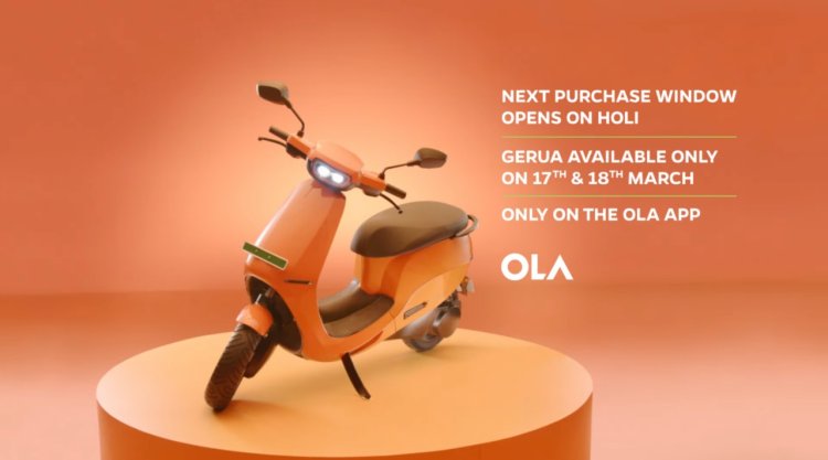 Ola S1 Pro Gerua Colour Holi