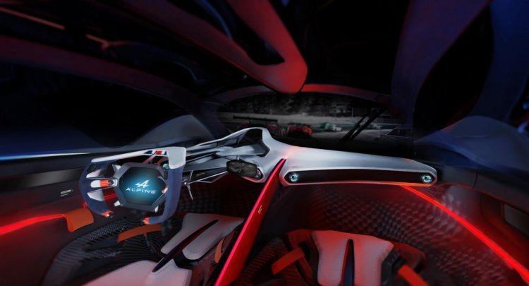 Alpine Hydrogen Concept Car Interior
